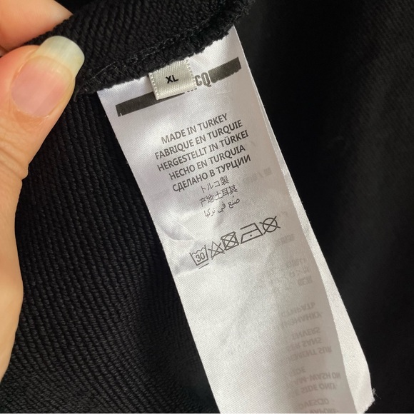 McQ Alexander McQueen Swallow Black Cotton Hoodie - Picture 5 of 6